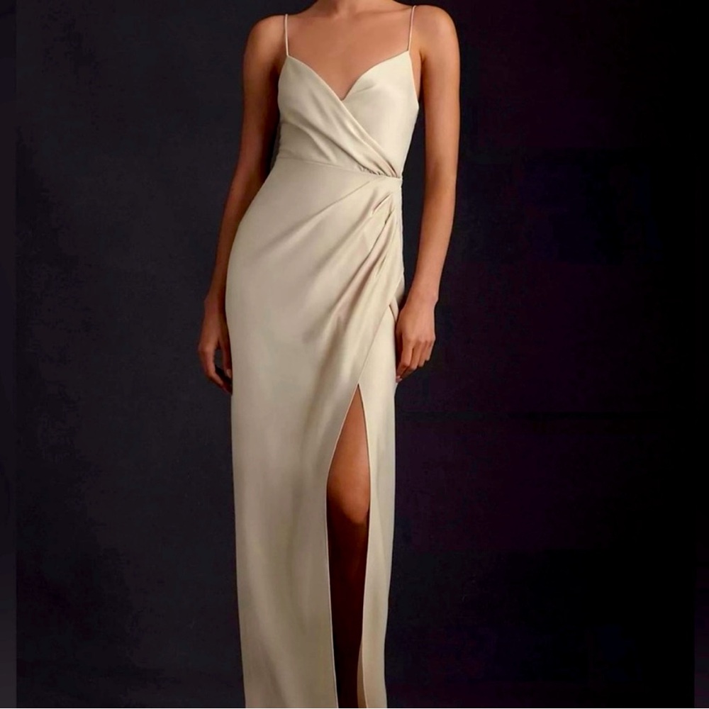 "BHLDN" Freya Satin Charmeuse Dress